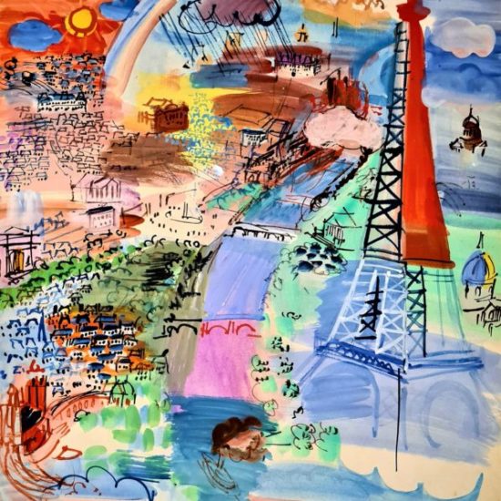 Paris, 1937 Gouache sur papier